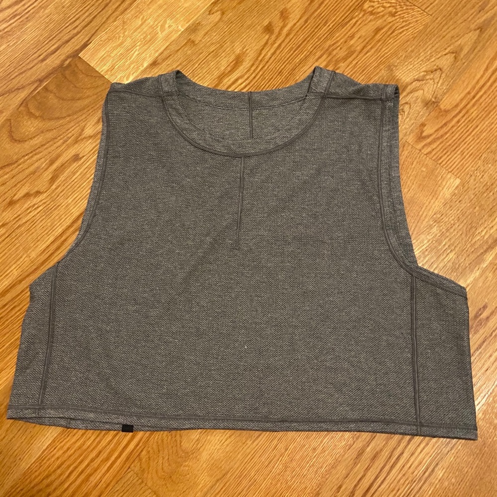 Grey Lululemon Cropped tank
